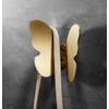 Primst 3PCS Brass Butterfly Hooks with Screws, Decorative Wall Mounted