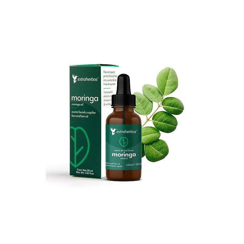 Kit 3 Aceite facial y capilar de Moringa - Extraherbos