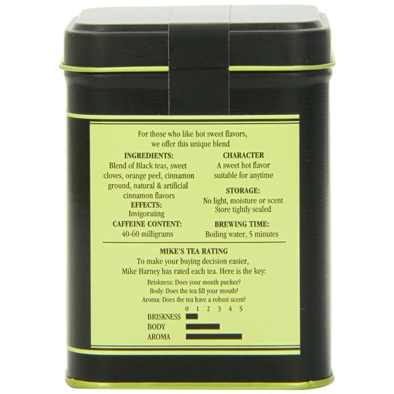 Harney & Sons Hot Cinnamon Spice, Loose Leaf Black tea,