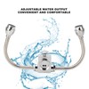 Faucet Mounted Eyewash Station Double Nozzle Emergency Eye Wash Unit