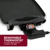 Elite Gourmet EGR-2722B Electric 10.5" x 8.5" Griddle, Cool-touch Handles