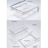 YekouMax Fridge Drawer Organizer, Refrigerator Organizer Bins, Pull Out with