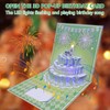 atnayo Musical Birthday Cards, 3D Pop up Light up Card