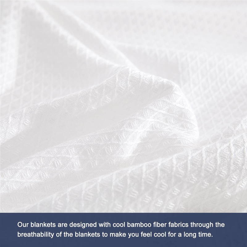 DANGTOP Cooling Blankets, 100% Rayon Derived from Bamboo, Cooling Blankets