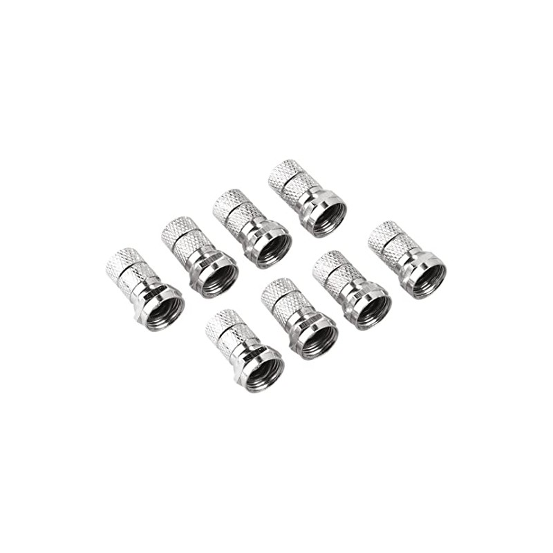Vivanco STD F78A-N Satellite F-Connector 7 mm Pack of 8