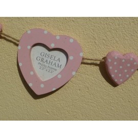 Gisela Graham Spot Heart Frame Garland