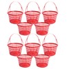 INOOMP 10pcs Plastic Berry Baskets Fruit Picking Basket with Handle