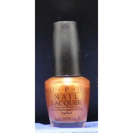OPI Nail Lacquer # SR 4C8 Opus in Amber (Amber Sheen)  Free S & H