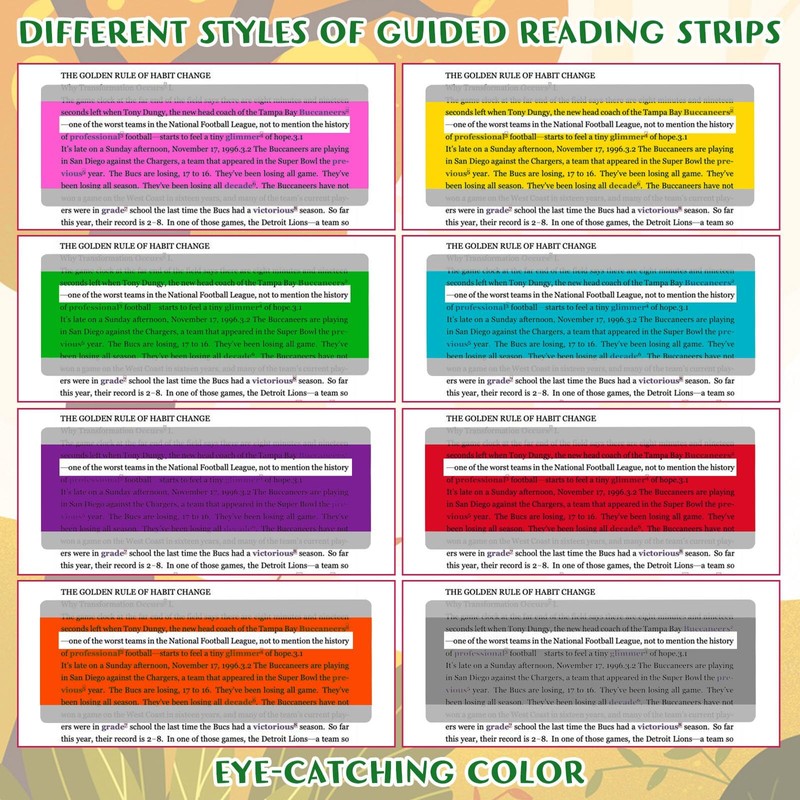 16 Pieces Professional Dyslexia Coloured Reading Overlays And Window Reading