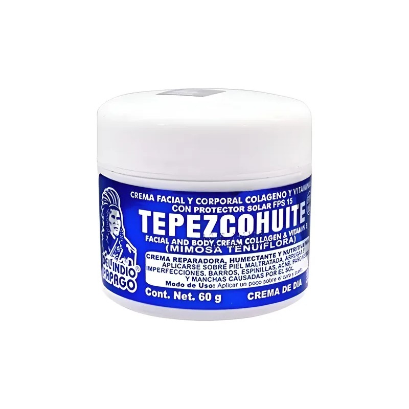 Crema De Tepezcohuite 60 Grs Blanca