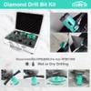 LEKOMESH Diamond Core Drill Bits Set 10pcs Tile Hole Saw