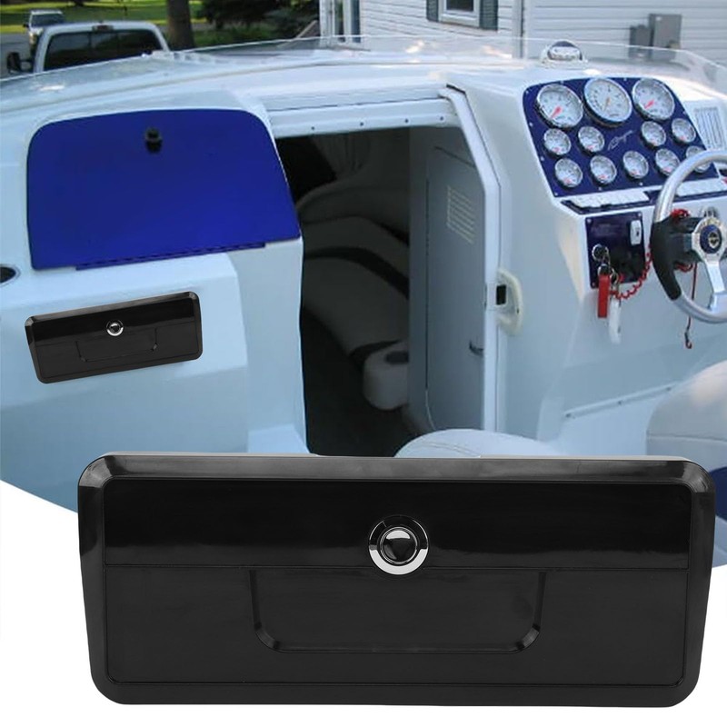 Mulcort Marine Boat Storage Box, Marine Storage Compartment, Lockable Boat