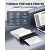 ASprink Portable Wireless Printer, Wireless Thermal Printer Support 8.5" X