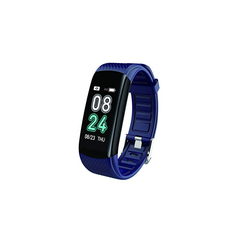 Arias WW19041S-BU Men's Smart Watch, Waterproof, Pedometer, Heart Rate Monitor,
