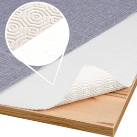 ANRO Table Protector Table Pad Table Pad Table Pad Table Protector Sold by the Metre Protective Table Protector Molleton Size Selectable with Pattern 2.2 mm with Fleece 100 x 140 cm