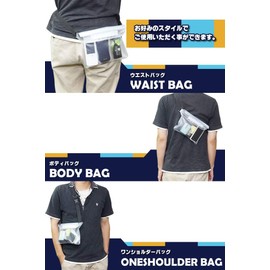 KOYOKOMA Waist Pouch, Waterproof, Body Bag, Waist Bag, For Beaching, Winter Sports, Pool, Work, Shoulder Leisure, Pink