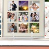HOLIDYOYO 2pcs Metal Photo Display Stands Plate Display Holder Easel