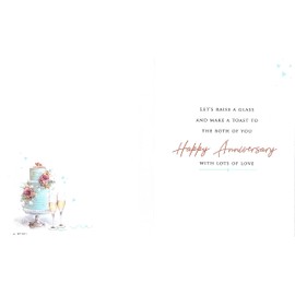 Wishing a Special Brother and Sister in law ANNIVERSARY - Size 6" X 8"