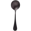 VINTAGE INOX Baguette Classic Bouillon Spoon, Made in Japan, Black
