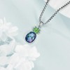 ONEFINITY Pineapple Necklace Sterling Silver Pineapple Pendant Jewellery Gift for