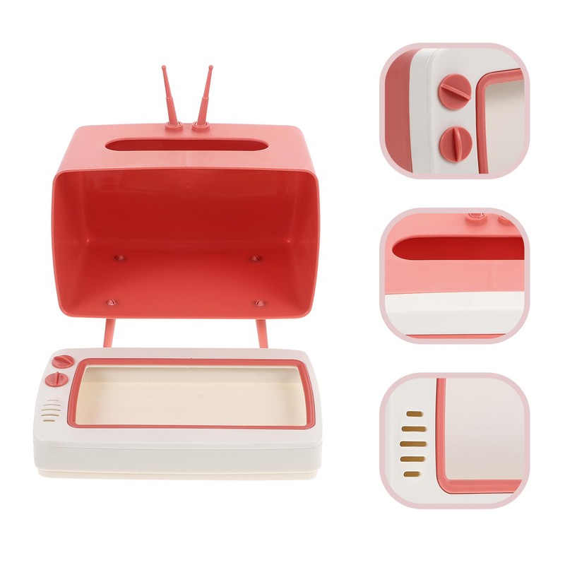 iplusmile Cute Tissue Box Cover Multi-Functional Tissue Organizer for Home
