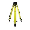 Fiberglass Surveying Tripod, Heavy Duty Green Fiberglass and Wood Tripod