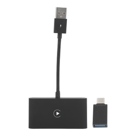 Car Wireless Adapter Wired to Wireless Car Wireless Dongle for Cars From 2016 for IOS 10 and Above Black