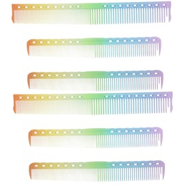 Beavorty 6pcs Professional Tooth Comb for Curly Hair Ergonomic Design for Easy Styling for Salon and Home Use Includes Combs