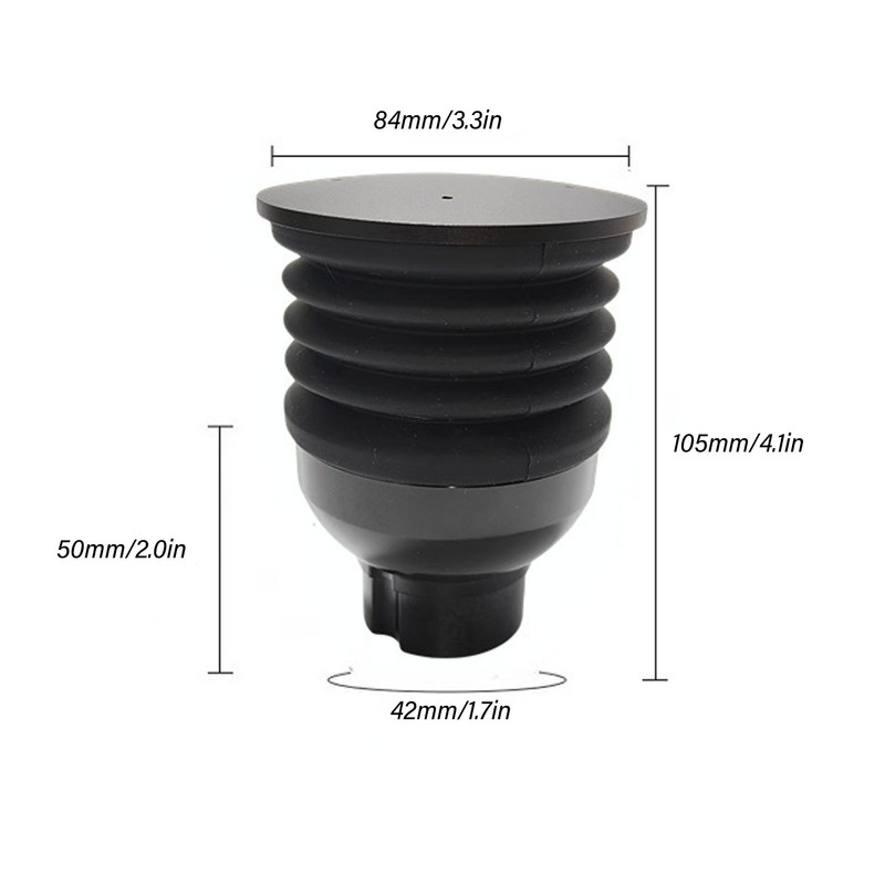 Single Dose Hopper with Bellow ABS Silicone Coffee Blowing Bean