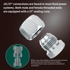 AKM 80 Pcs JIC 37° Flare Cap and Plug Kit