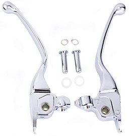 Hand Control Lever Kit for 17-19 Harley-Davidson Touring and 19-Later Trike (Chrome)