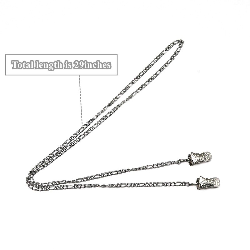 [Mimimelon] Stainless Steel Glasses Chain Glasses Glasses Strap Necklace for