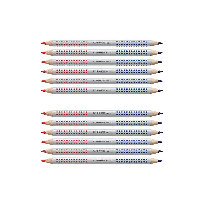Faber-Castell 110910 Jumbo Grip Bi-Colour Pencil for Hyphenation and Correction,