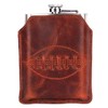 SPORTGIFTZ - Buffalo Leather Hip Flask | 8oz Capacity |