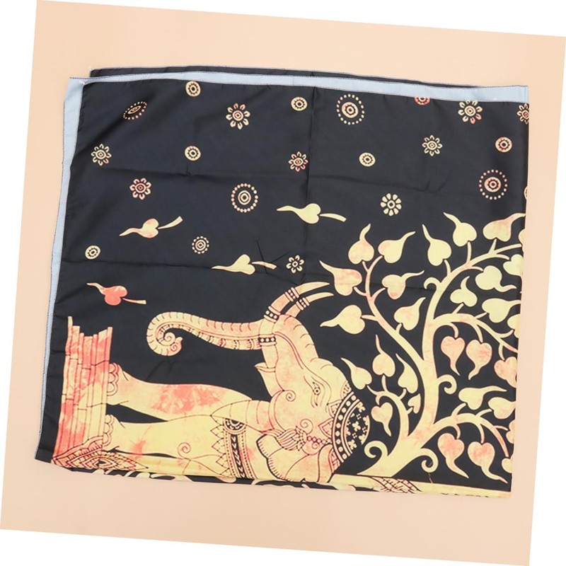 TEHAUX Elephant Tapestry Decoration Carpet Sofa Backdrop Elephant Pattern Tapestry