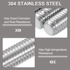 sourcing map 5/16"-18 Fully All Threaded Rod, 2 Pcs 304