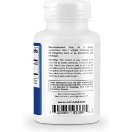 Nutricost Astaxanthin 12mg, 60 Softgel Capsules