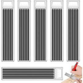 Pencil Refills, 36Pcs Tracer Pencil Refills, 2.8mm Deep Hole Marker Carpenter Pencil Refills Solid Carpenters Pencil Refills Replacement for Drill Hole Markers on Wood Metal Concrete Tiles