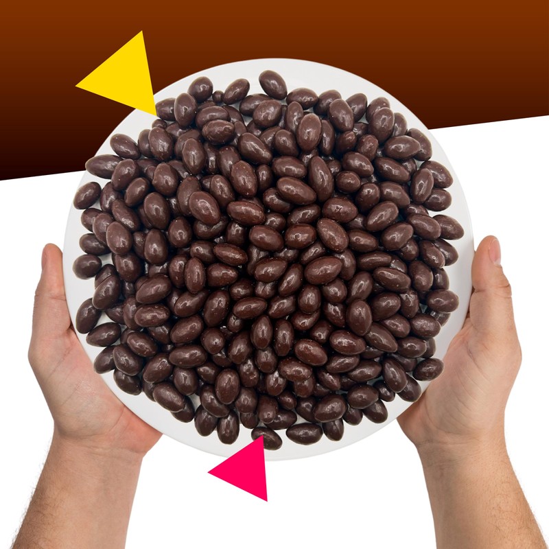 Dark Chocolate Covered Almonds Candy (2 Pound Bag)