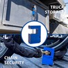 PACLOCK's BL17A-850 Block-Lock Series, Blue Anodized Alum, High Security 6-Pin