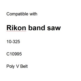 Drive Belt Compatible with 10-325 Band Saw Poly V Belt 2PCS