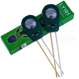 Aliangting 3-in-1 Soil Moisture/Fertility/pH Tester, Green Gardening Tool Kit for Garden, Lawn, Farm, Indoor and Outdoor Use (2pack)
