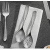 Hudson Essentials 9-Piece Bergamo Hammered 18/10 Stainless Steel Serving Fork