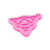 Shiny Glossy Necklace Keychain Molds Resin Silicone Mold with Hole