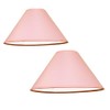 Pack of 2 - Empire Cotton Coolie Lamp Shades for