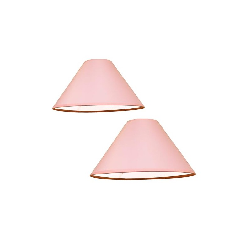 Pack of 2 - Empire Cotton Coolie Lamp Shades for