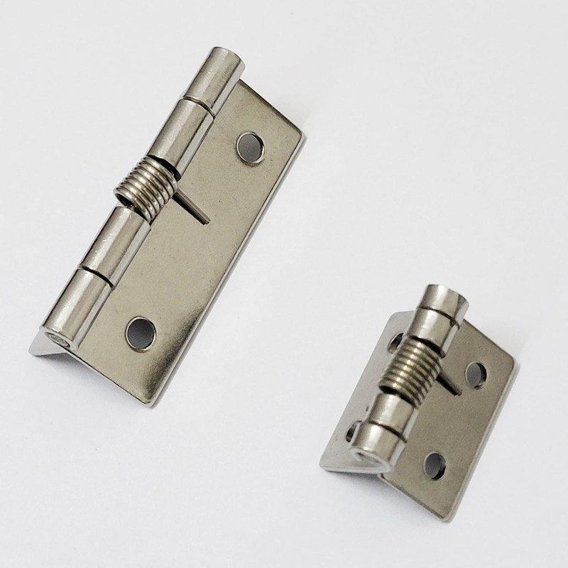 8 PCS 304 Stainless Steel Self-Opening Self-Closing Spring Door Hinges