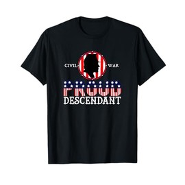 Proud Descendant of a Civil War Veteran Flag T-Shirt T-Shirt