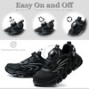 NBOFIEHY Work Shoes Men Women Lightweight Breathable Safety Shoes Non-Slip