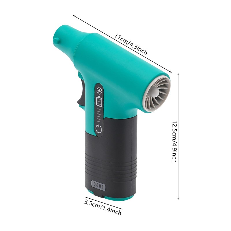 QUSKLISU Electric Air Duster, 13000RPM Compressed Blower Fan Multi-Functional Tiny